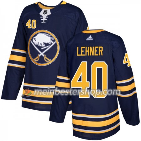 Buffalo Sabres Robin Lehner 40 Adidas 2017-2018 Marineblau Trikot Authentic - Herren